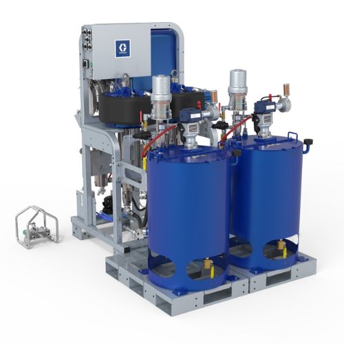 Graco XM Plural Pump - Skid Mount with Heated Hoppers - Image 4