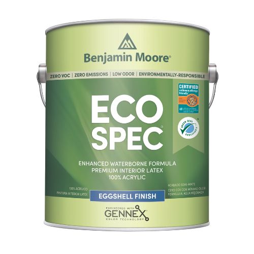 Eco Spec Eggshell Interior Paint, Low-VOC, Durable Finish, 1 Gallon