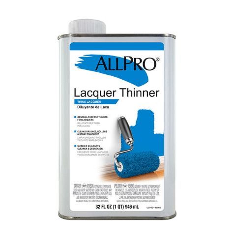Solvents & Thinners, ALLPRO Lacquer Thinner, for thinning lacquer, with roller image.